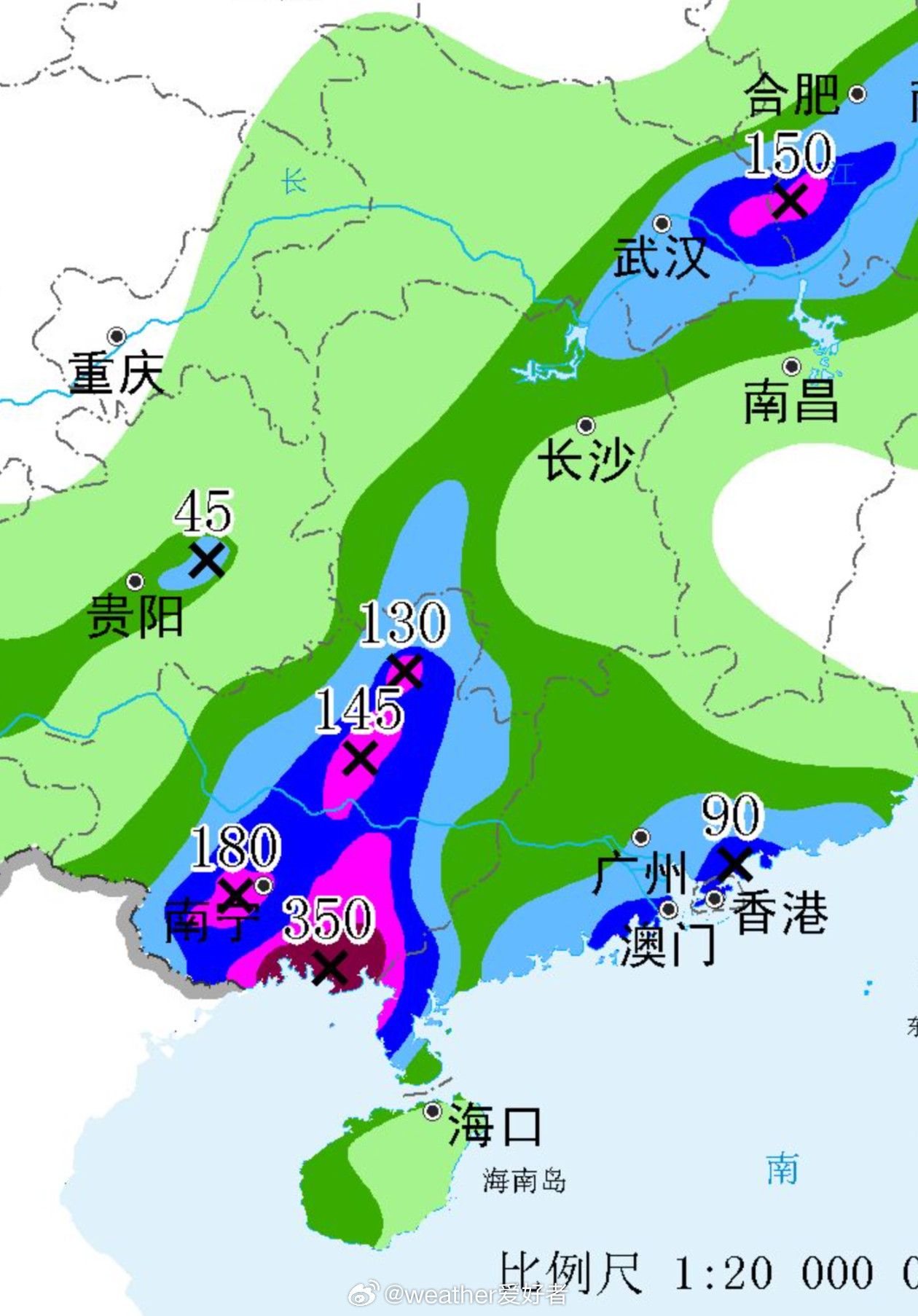 台风美莎克就看今晚能不能生成，这个低压发展不及预期，还是受到了明显的风切干扰。