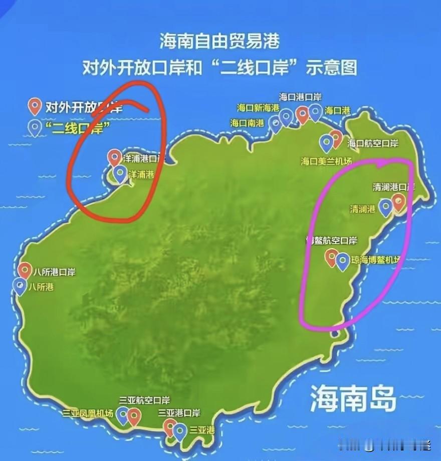 海南自贸区枢纽港为什么选择西岸的洋浦？这个港口的位置确实有一些值得探讨的地方：为