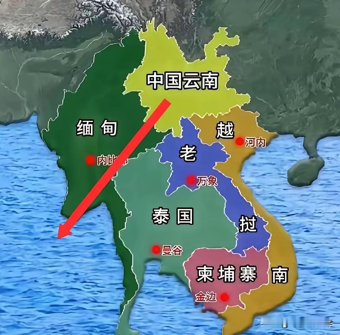 中南半岛对中国太重要了！！尤其是缅甸，比起格陵兰岛之于美国，缅甸对我们更加重