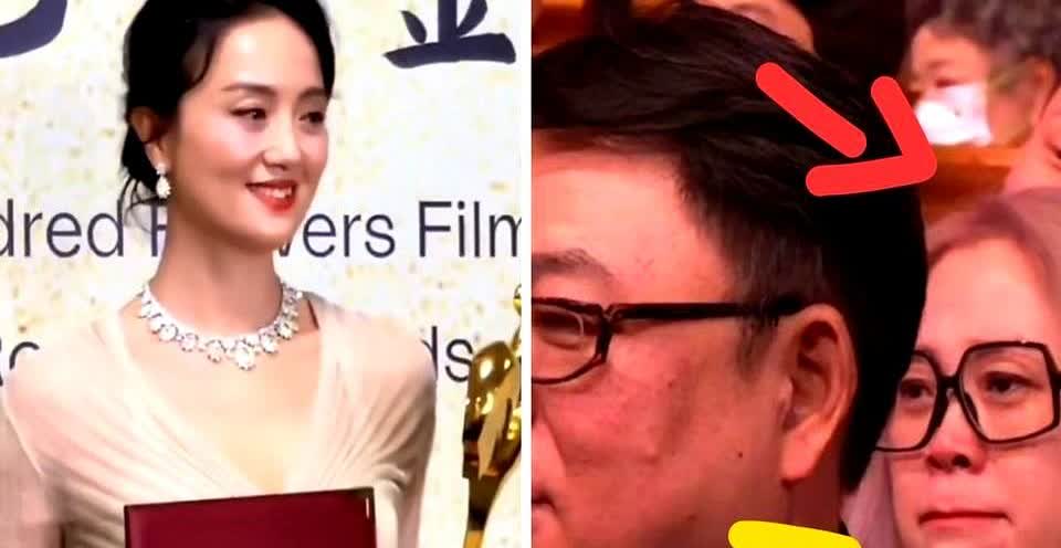 当时，朱媛媛获得了金鸡奖最佳女配时，观众席里有个人却显得格格不入，她就是坐在高亚