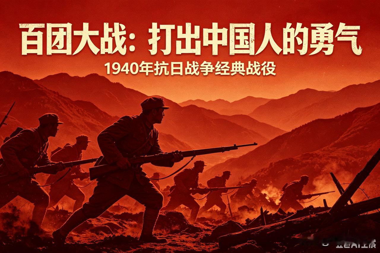 🇨🇳百团大战：打出中国人的勇气百团大战发生于1940年，八路军在华北敌