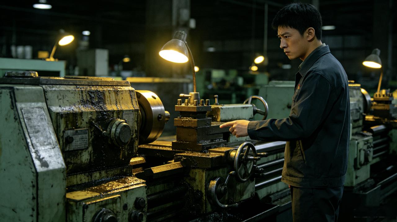 车间有台老机床，偶尔“咔嗒”响一声，但一直没出过毛病。新来的质检员小周坚持要停