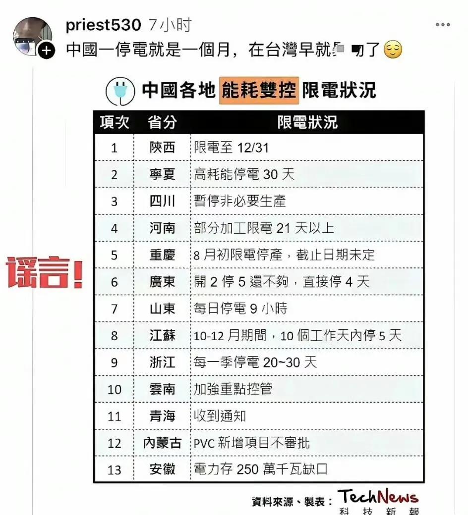 难怪台湾省那多人对大陆误解那么深，你看看这谣言造得多离谱，而且还编造得有鼻子有眼