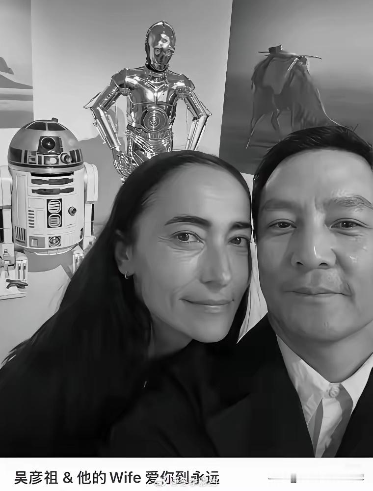 吴彦祖说他十年都没碰过老婆了，开始我还不相信，但是看到吴彦祖老婆的照片后，我就深