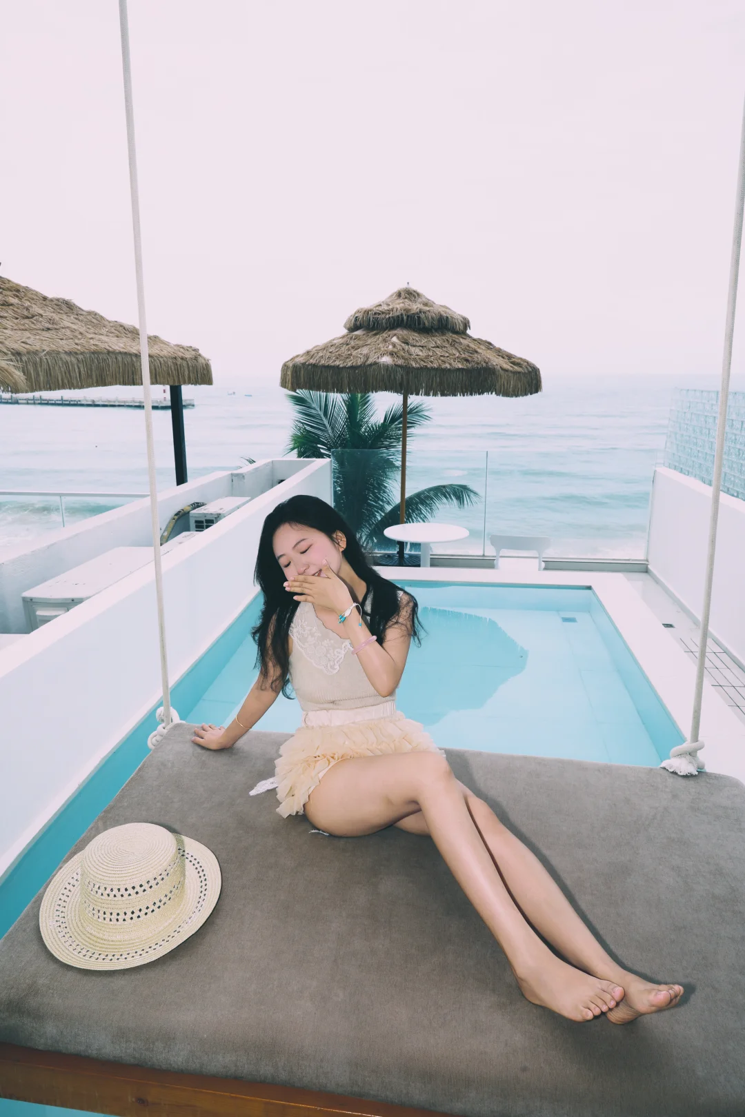 三亚住到封神！纯白海景治愈民宿美成诗🌊