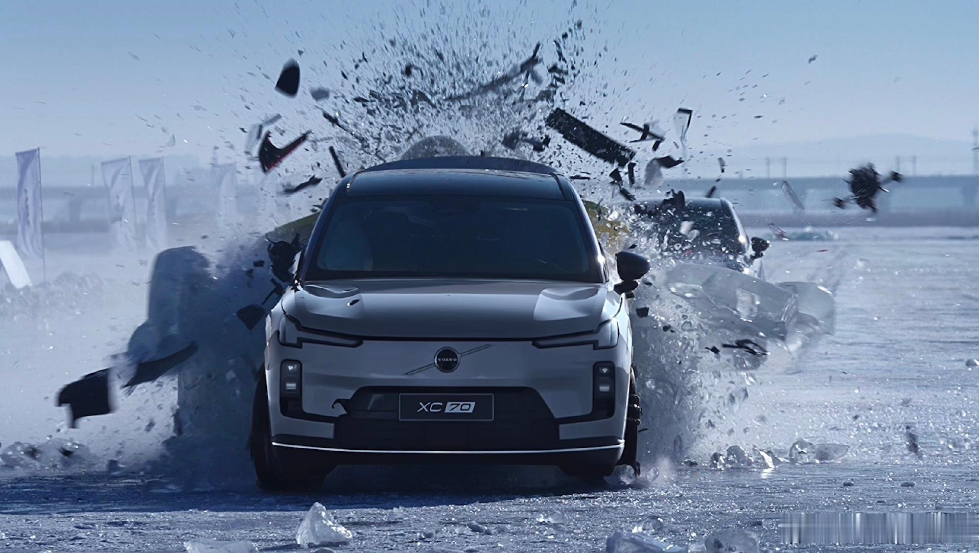 五年了沃尔沃总裁怎么还在玩命6.5吨的冰壶砸向车身，车内坐着的是这家公司的全球总