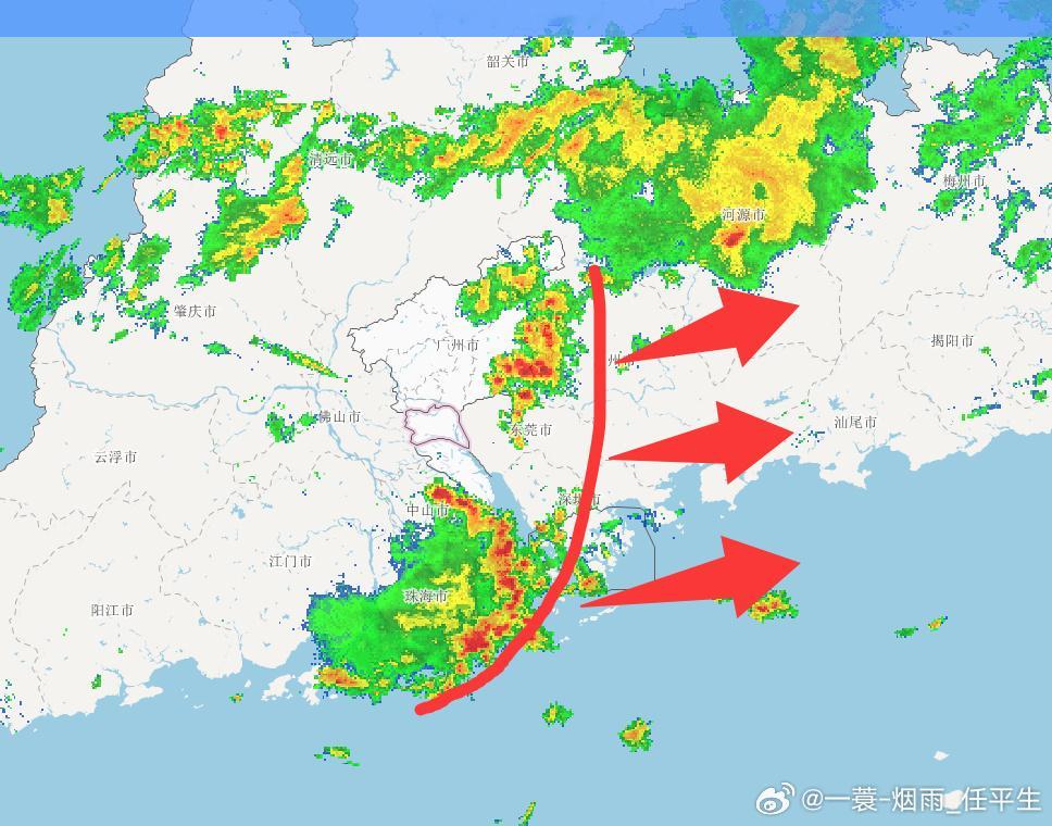 广州天气各位早安~ 连续强降水过程拉开序幕，今晨我市增城、从化出现了中...