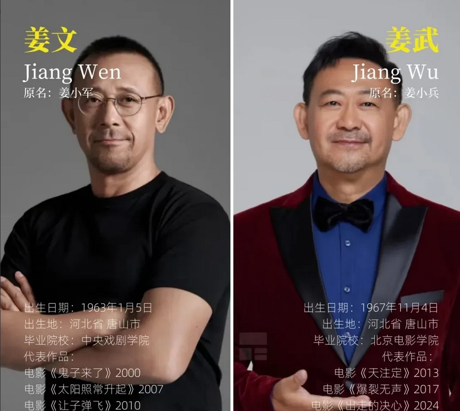 暑期档姜文输给弟弟姜武，只因他高估了观众的包容度。从前观众看不懂他的电影，会