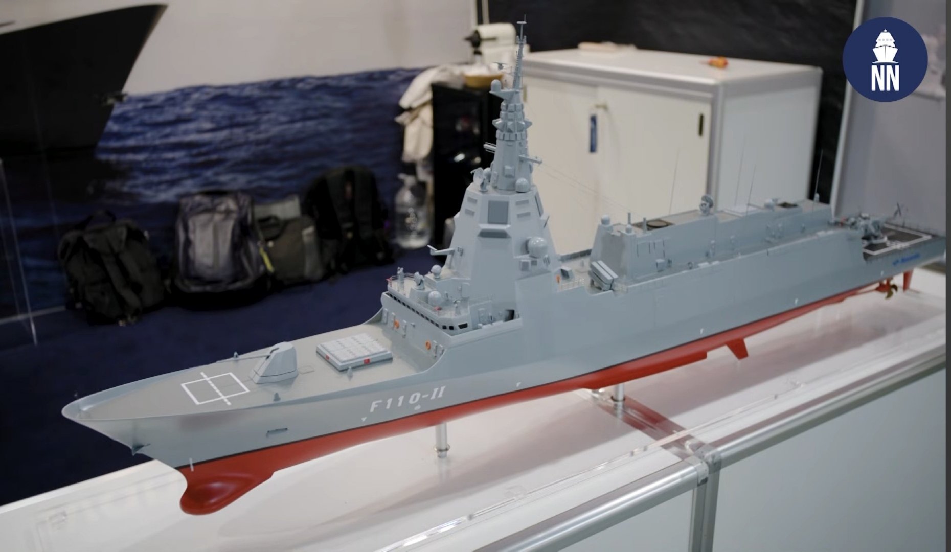 西班牙Navantia公司推出的64垂发的F-110FlightII导弹护卫舰，装备最新型的SPY-