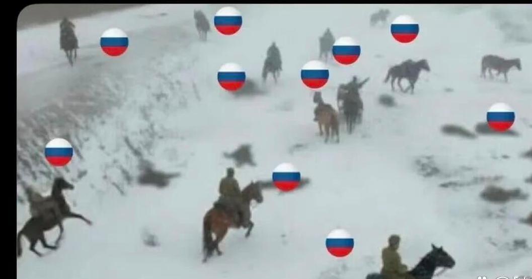 纳闷，俄罗斯骑兵出现在俄乌战场上……据《防务博客》等消息源报道称，俄罗斯第51