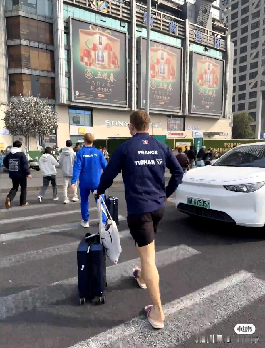 大布是不怕冷啊，穿着短裤和拖鞋行走在成都的街头，别人都穿上羽绒服了。小布是在高雄