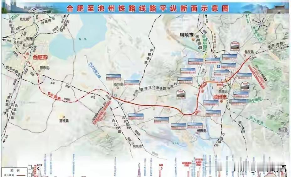 合池高铁全线开工建设。合肥至池州高铁，全长117公里，设计时速250公里。全部