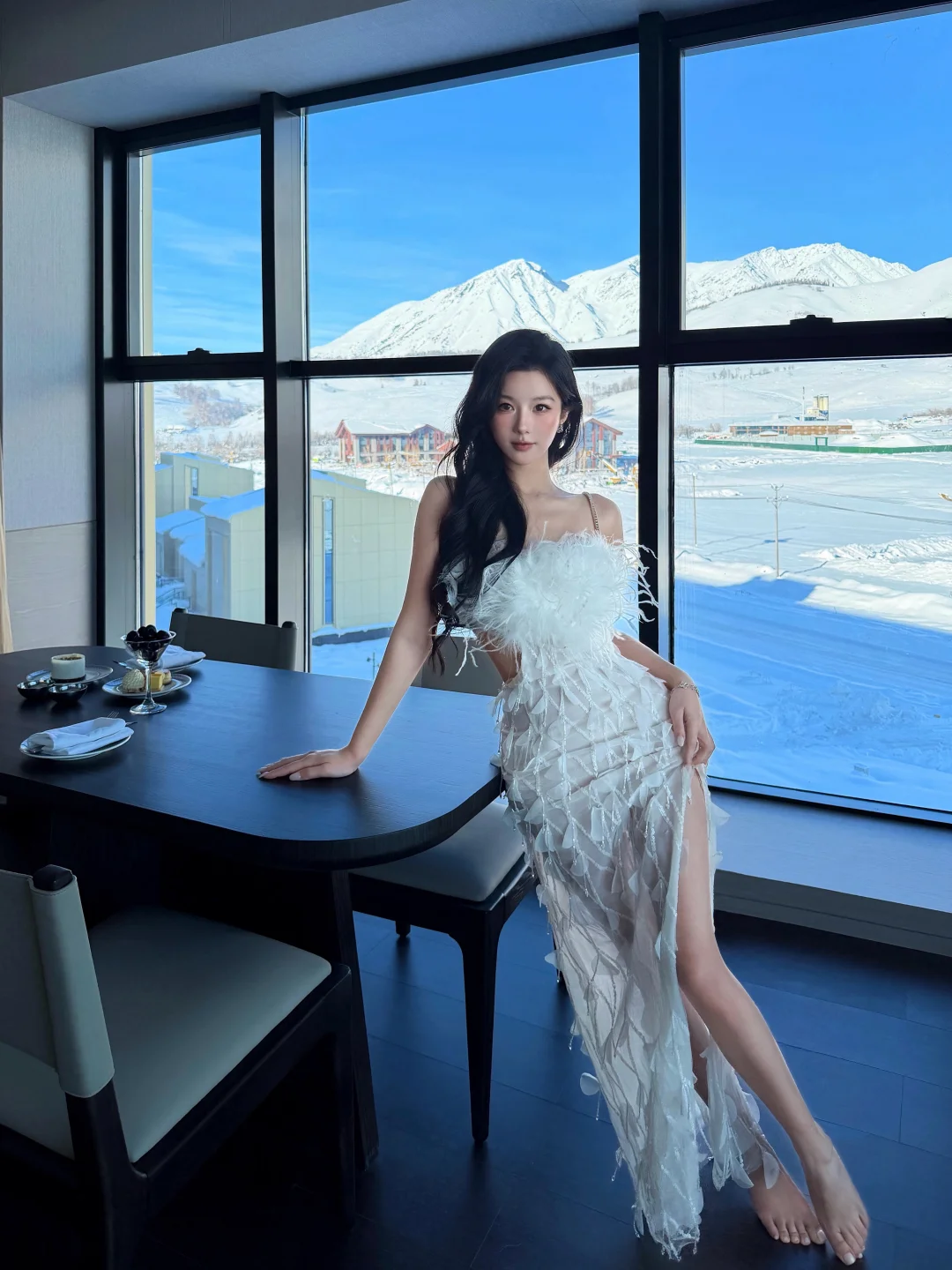 新疆｜禾木最喜欢的雪山酒店🏔️康莱德