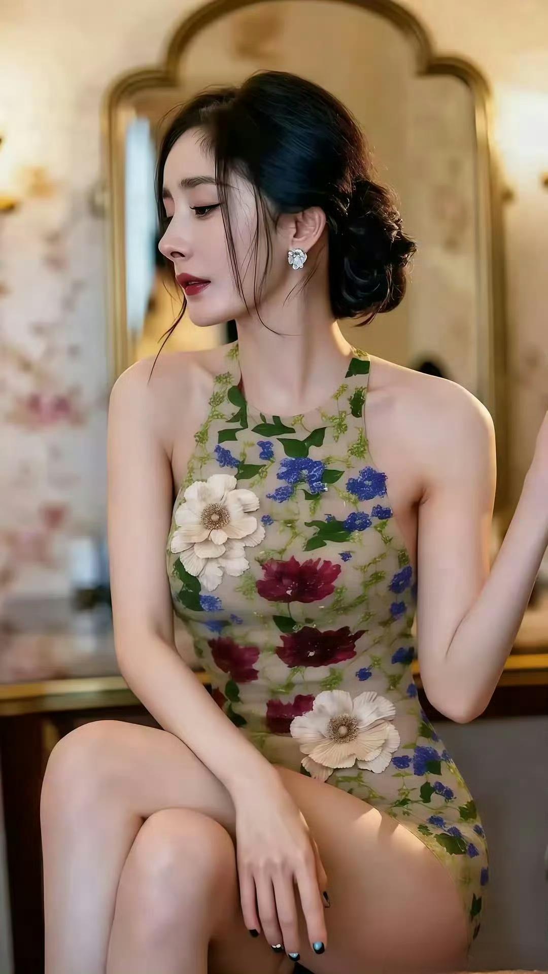 杨幂百花晚会美图分享。为什么那么多人喜欢杨幂，她到底哪里美？个人觉得原因不外呼她