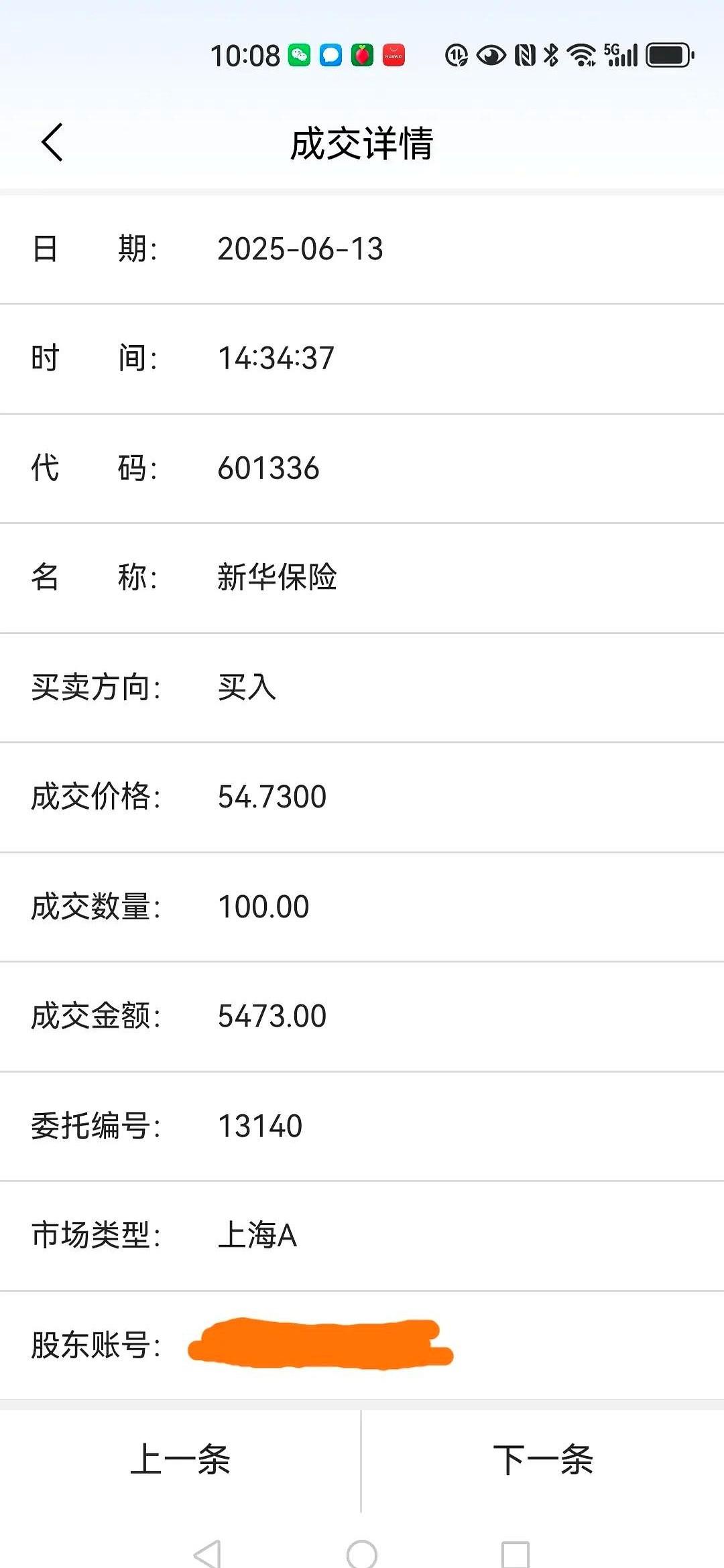 今天终于兑现目标了！这只股票总共赚了3万元，现在只留了100股。以后准备