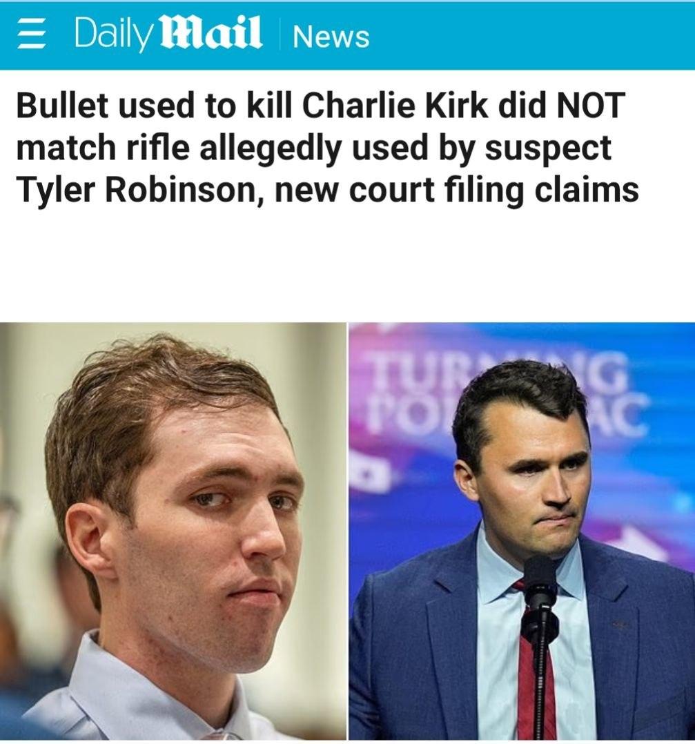 英国《每日邮报》最新法庭文件曝光，美国保守派大佬查理·柯克遇刺案出现致命漏洞：尸