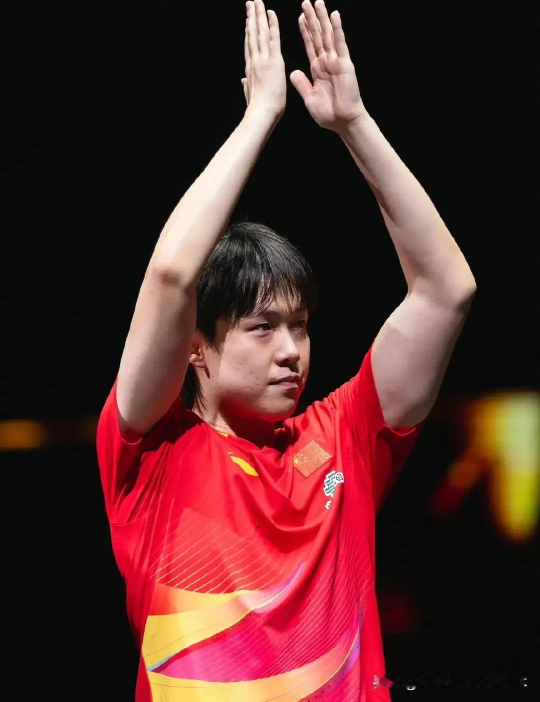 支持王楚钦领衔国乒男团打一次世乒赛团体赛！世界排名第一，是国乒男队核心主力新领