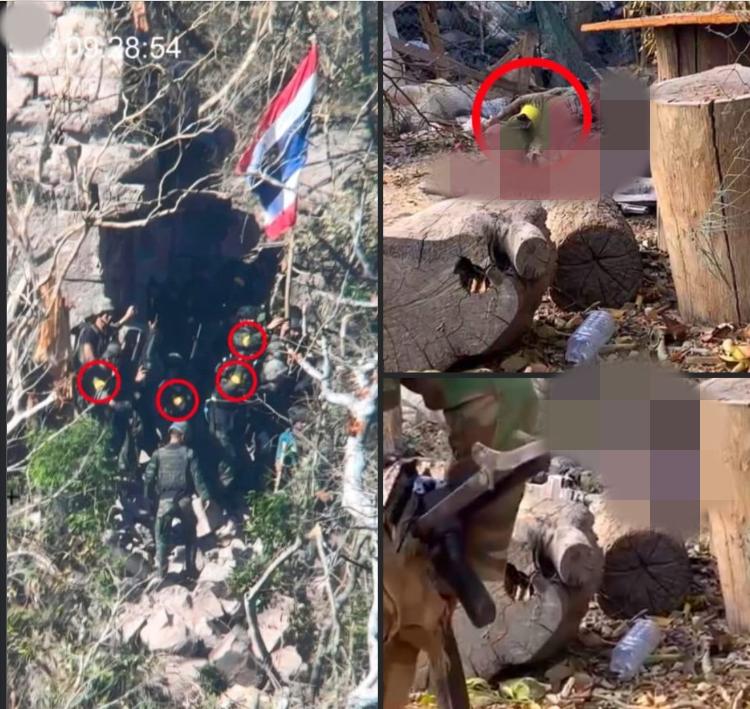 2025年12月17日，柬埔寨军方发布了柬埔寨敢死队突击达奎寺的画面，泰国军队防