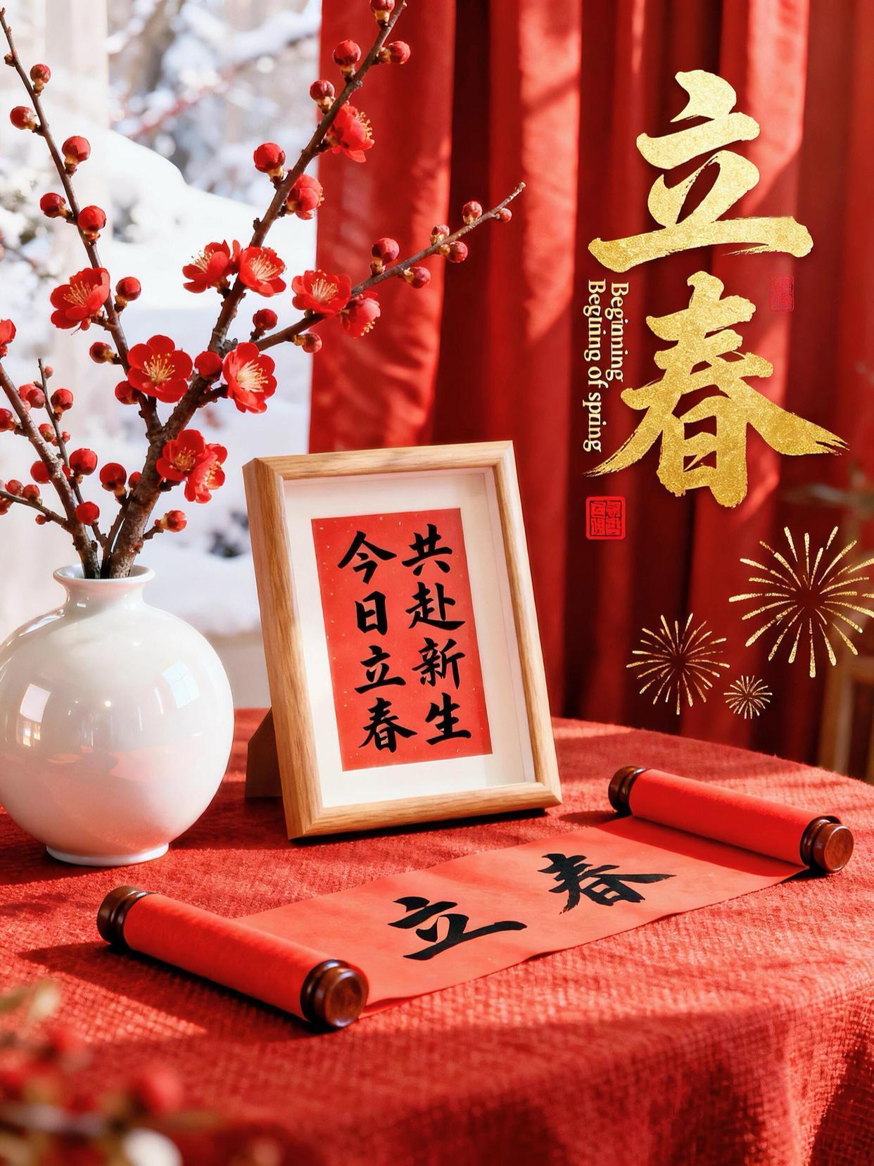 愿岁岁，这一卮春酒，长陪佳节。——史浩《喜迁莺其四立春》传统文化古诗词