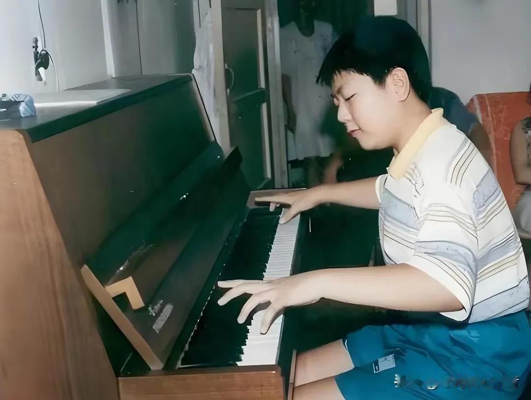 朗朗原来也是等比例长大，朗朗从小学琴，也被老师说过笨，说过不优秀，可是他坚持下来