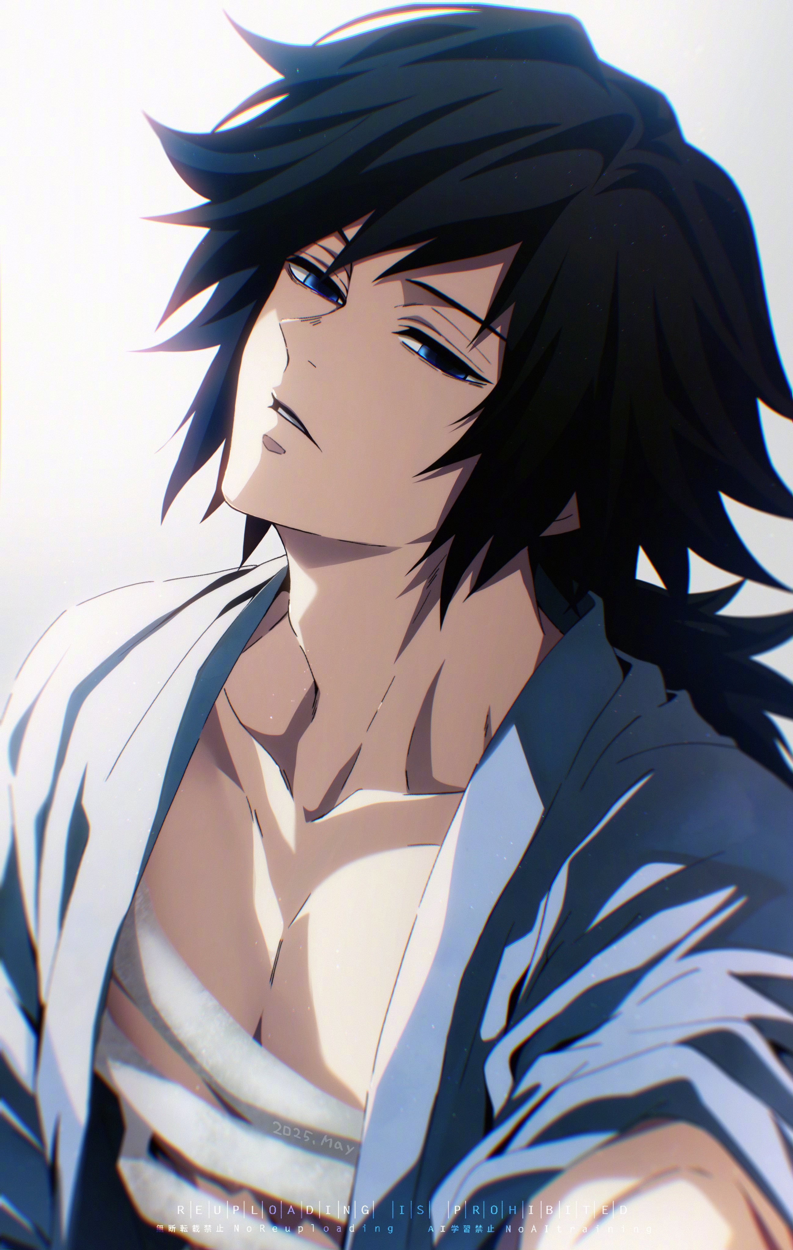 鬼灭之刃May老师画的富冈义勇真是主人级别！！​​​