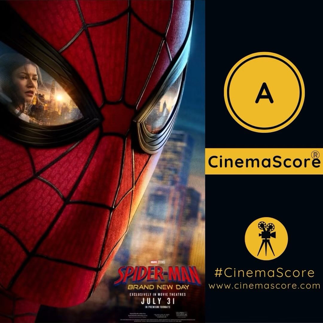 棒棒哒！蜘蛛侠：崭新之日蜘蛛侠崭新之日北美CinemaScore观众口碑提前一天