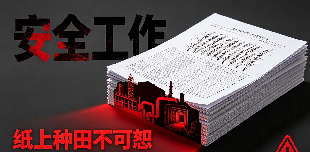 安全工作“纸上种田”，拿人命应付检查，绝不可恕近期，“纸上种田”成为整治形式