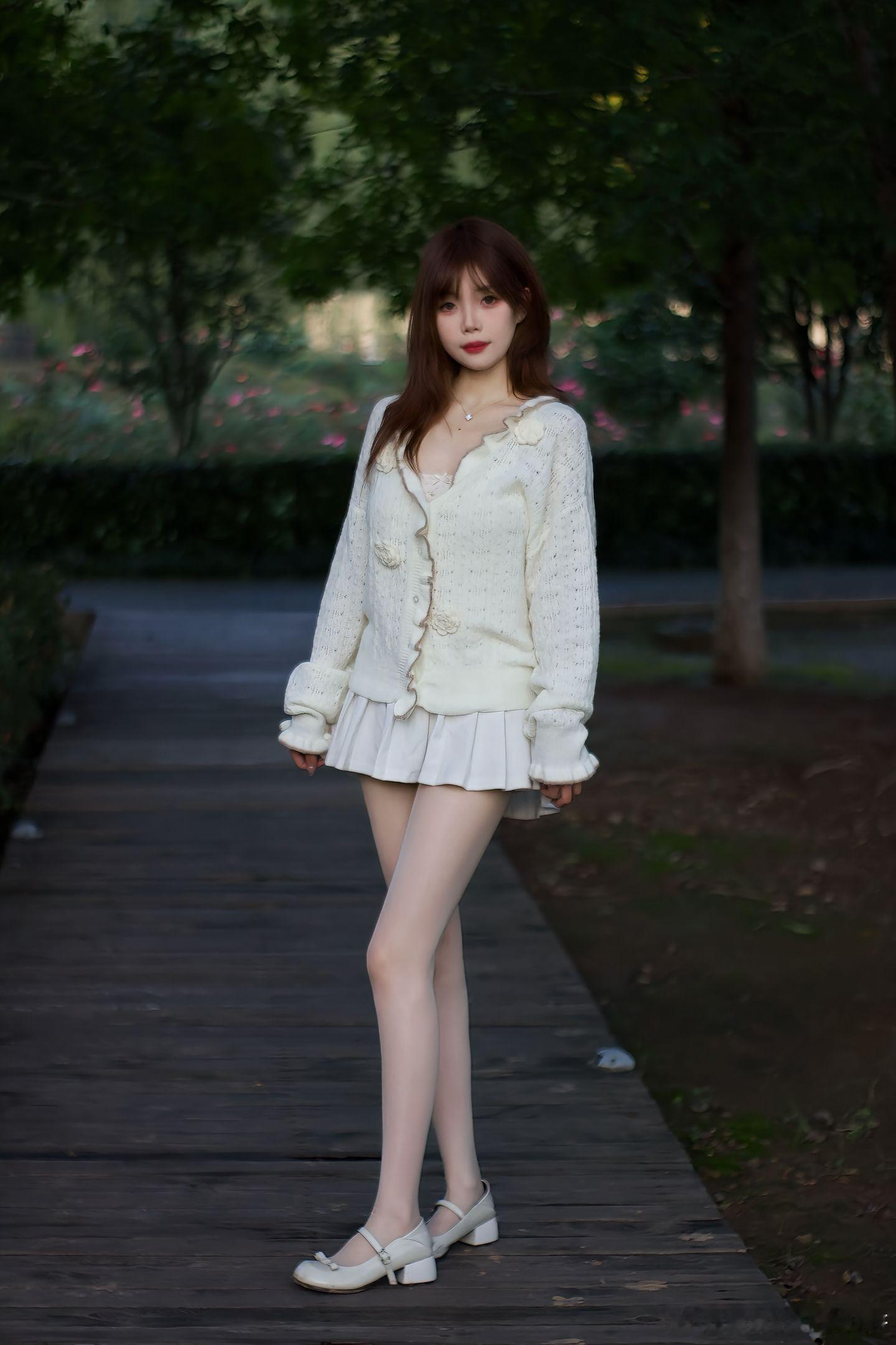 傍晚丝袜的光泽好美~​​​