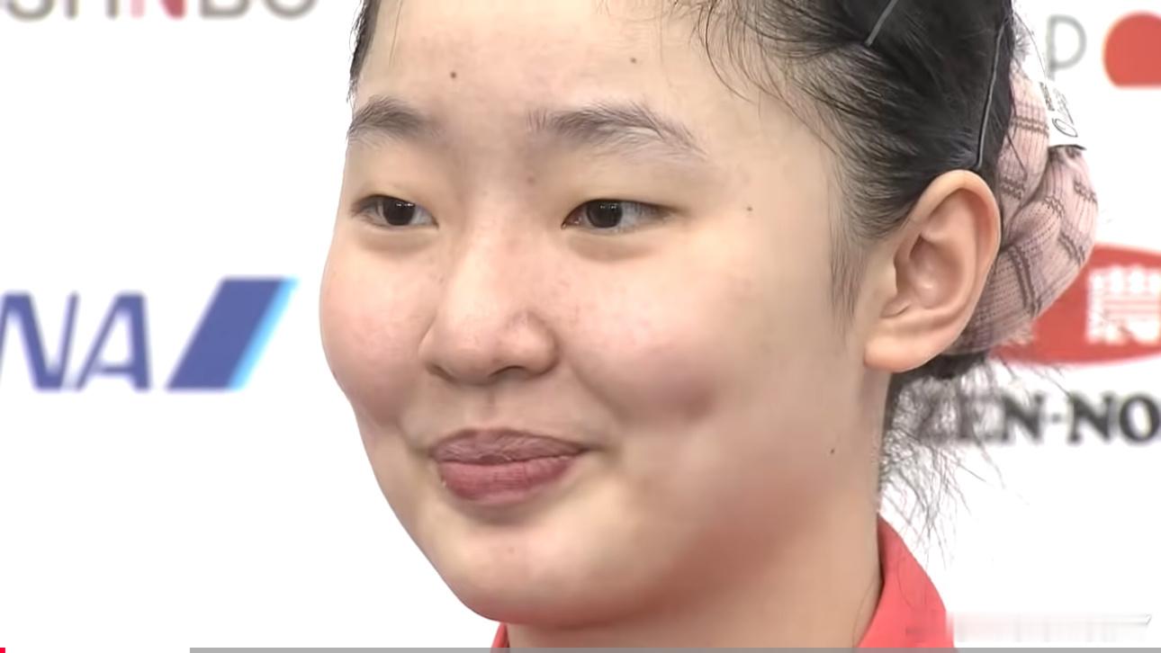 张本美和:最近一段时间特别精进了反手技术希望在世乒赛可以完全展现记者：这是您首