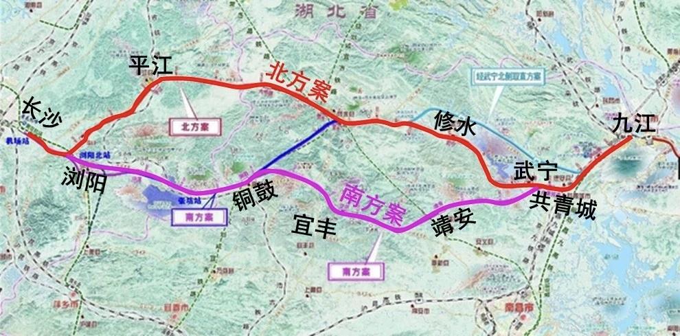 长九高铁走北线一定会经过浏阳、平江、修水、武宁的，放心吧！我知道湖南的浏阳、平