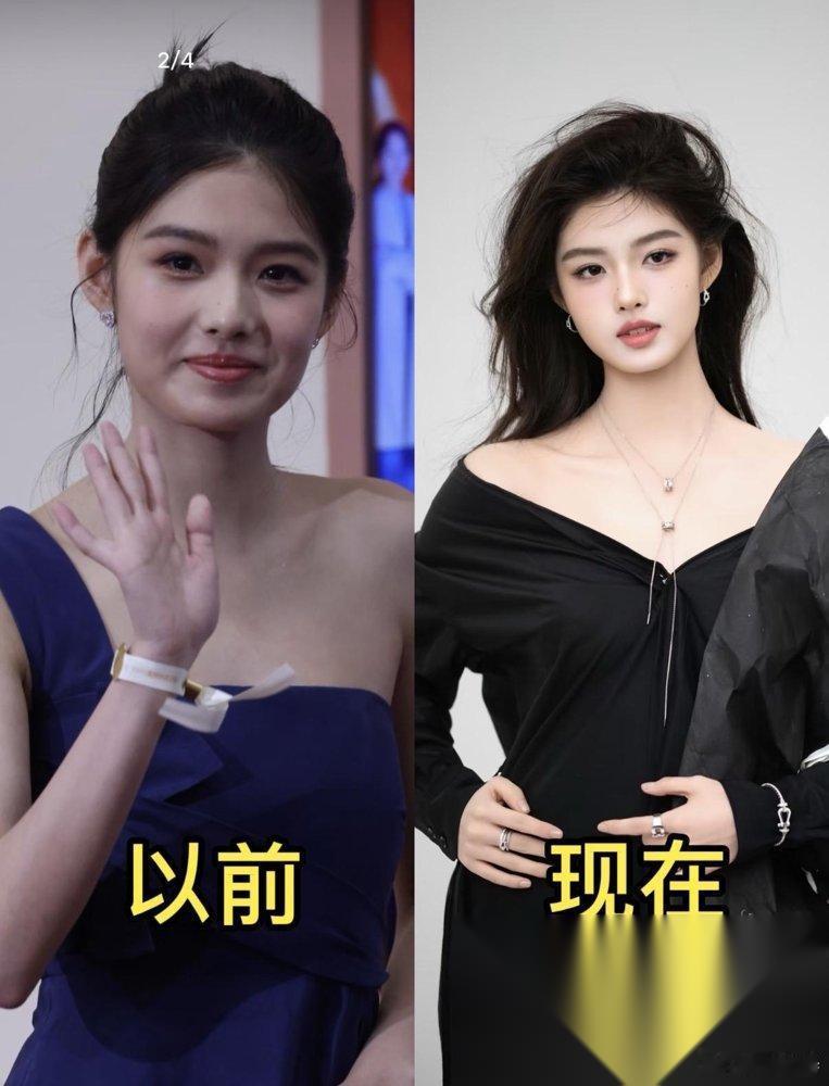艾米进组才几天，婴儿肥直接给郭敬明整没了，下颌线锋利得能切菜。《百妖谱》开拍