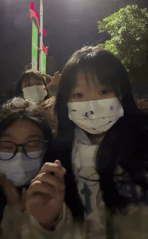 骑车大爷还以为遇到啥灵异事件了