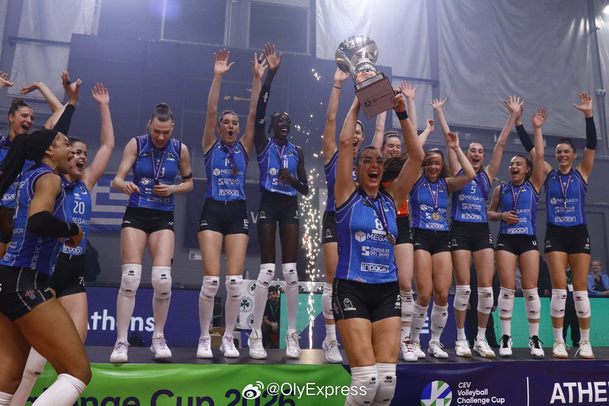 【女排欧挑杯意大利五连冠】国际排坛动态瓦莱福里亚历史首次登顶女排欧挑杯后，意大