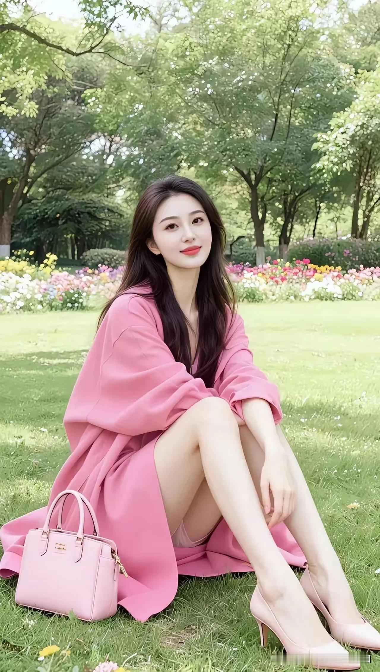 茵茵芳草上，有美一人，清扬婉兮。