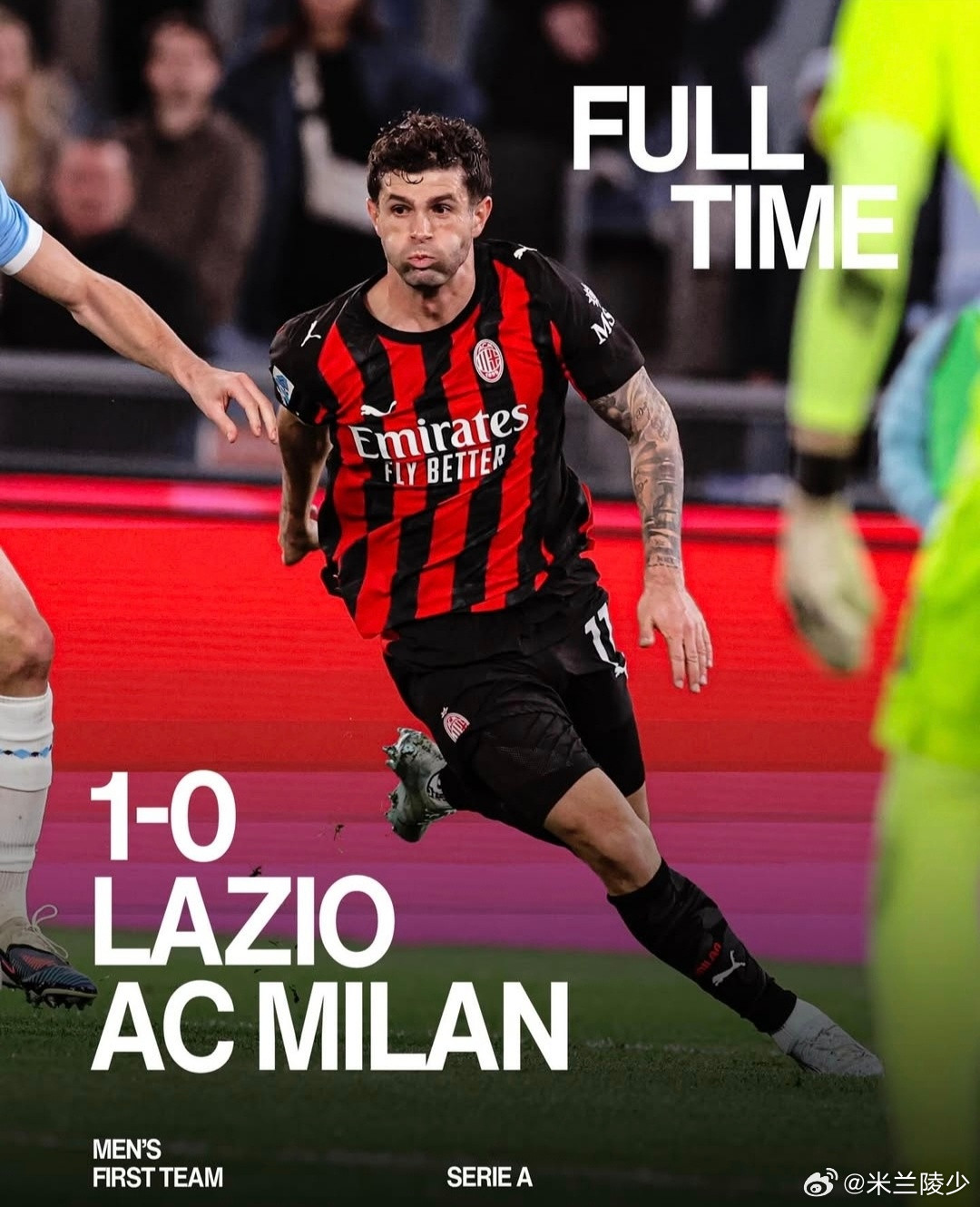 【赛后叨叨】米兰0：1拉齐奥米兰这赛季只有开季一次三连胜，没有拉比奥真是差太多了