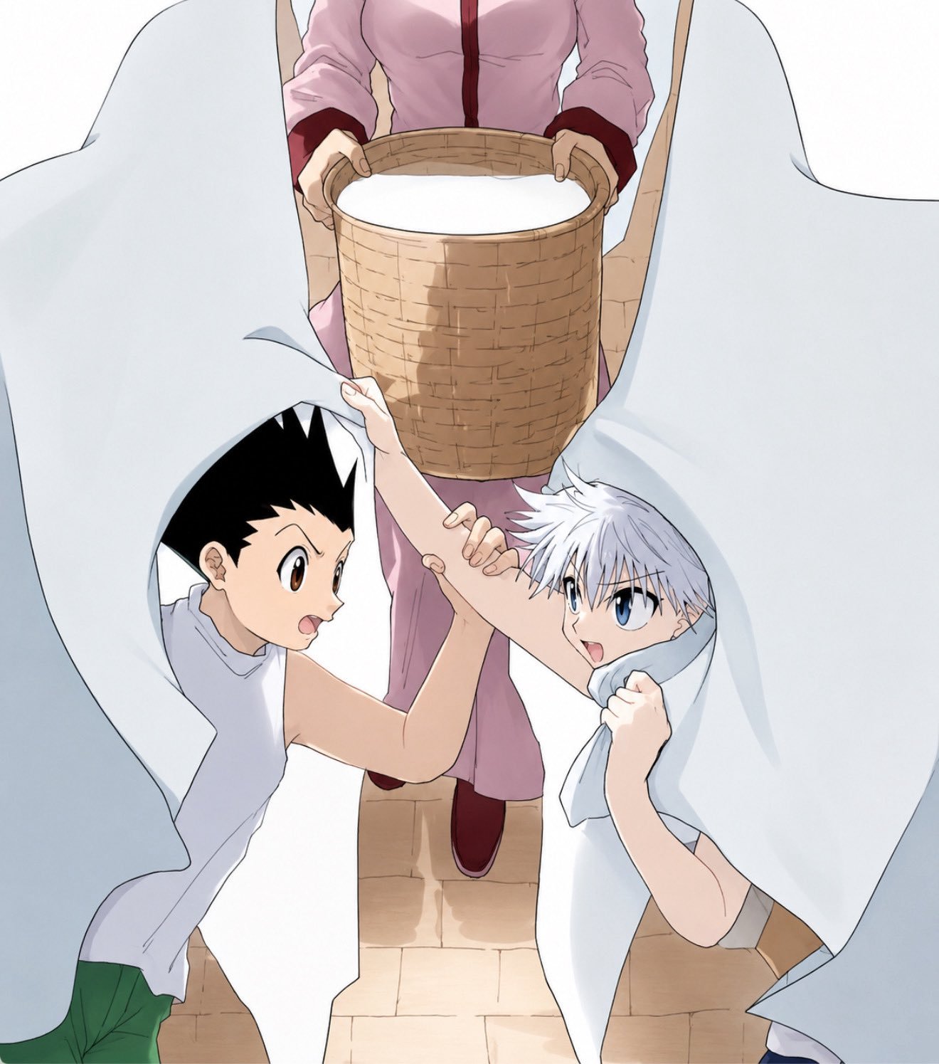 全职猎人动漫仲夏狂欢季太喜欢这两小只了好萌的两个小宝贝.绘：HxH_hunte