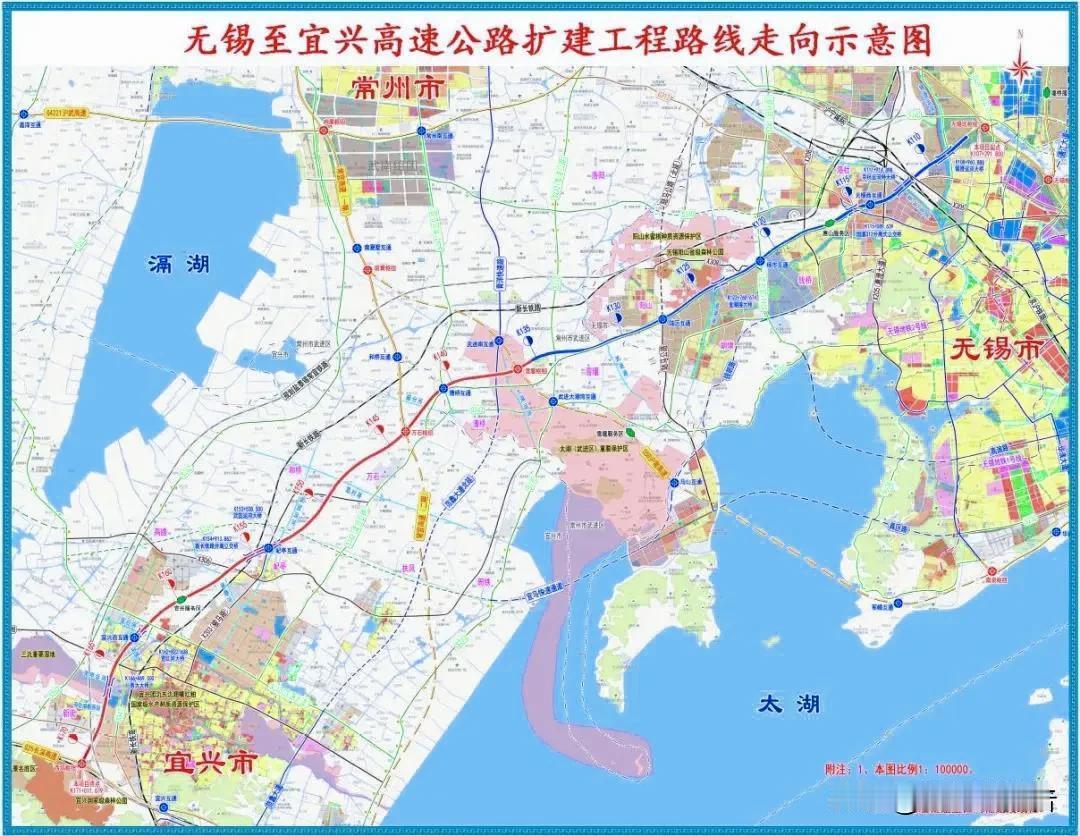 锡宜高速雪堰枢纽至西坞枢纽段通过竣工验收，即将正式通车。线路改造