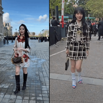 杨紫离国际巨星气质只差一点坚定和自信了，参考刘亦菲的眼神，紫妹儿的眼神就是少了点