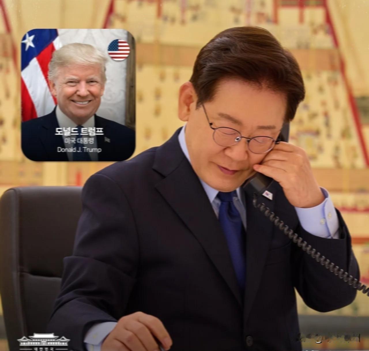 韩国总统李在明5月17日晚发文说：“我与美国总统特朗普通电话，听取了美中元首峰会