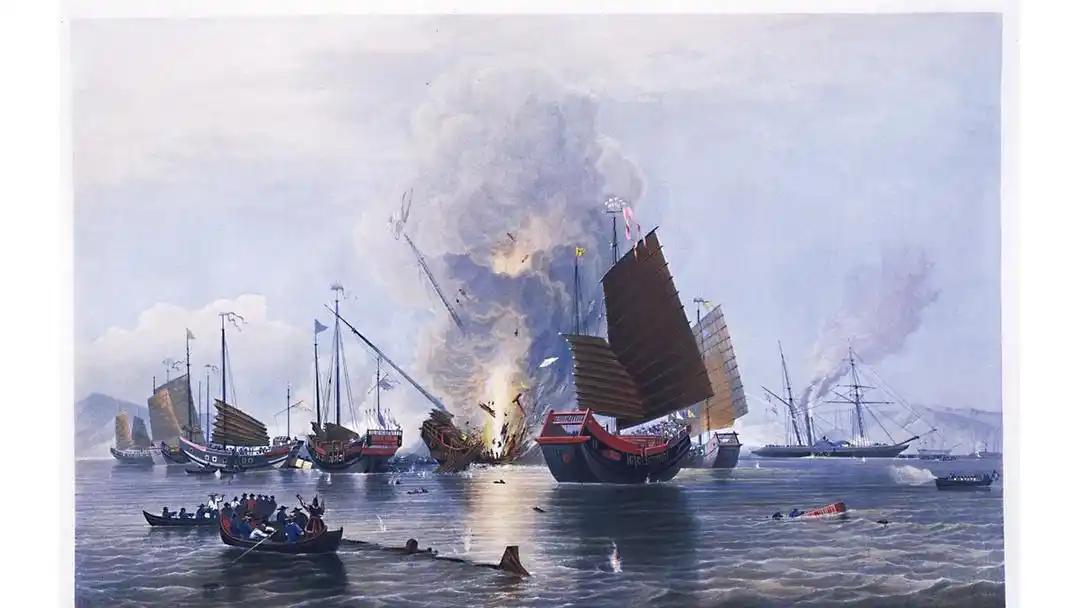1820年，清朝的经济总量占全球32.9%，是英国的6倍。军队83万人，英国派来
