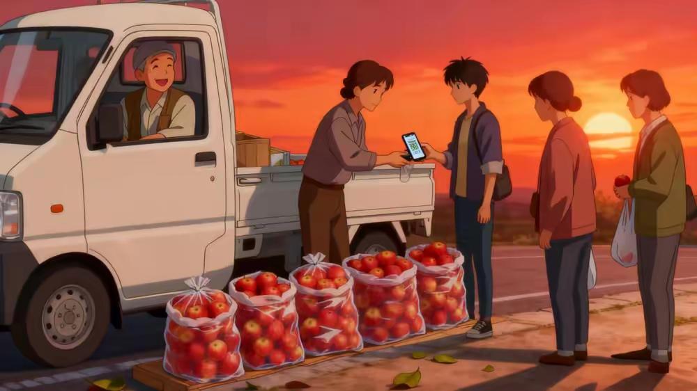 在路边买苹果简直踩大雷了！那种透明塑料袋看着里面的苹果颗颗都水灵，结果回家一打开