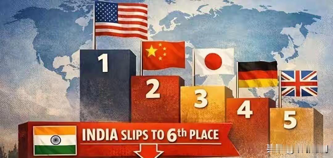 印度扬言GDP稳居世界第三，如今数据翻车真相曝光此前大肆宣扬经济赶超多国，如