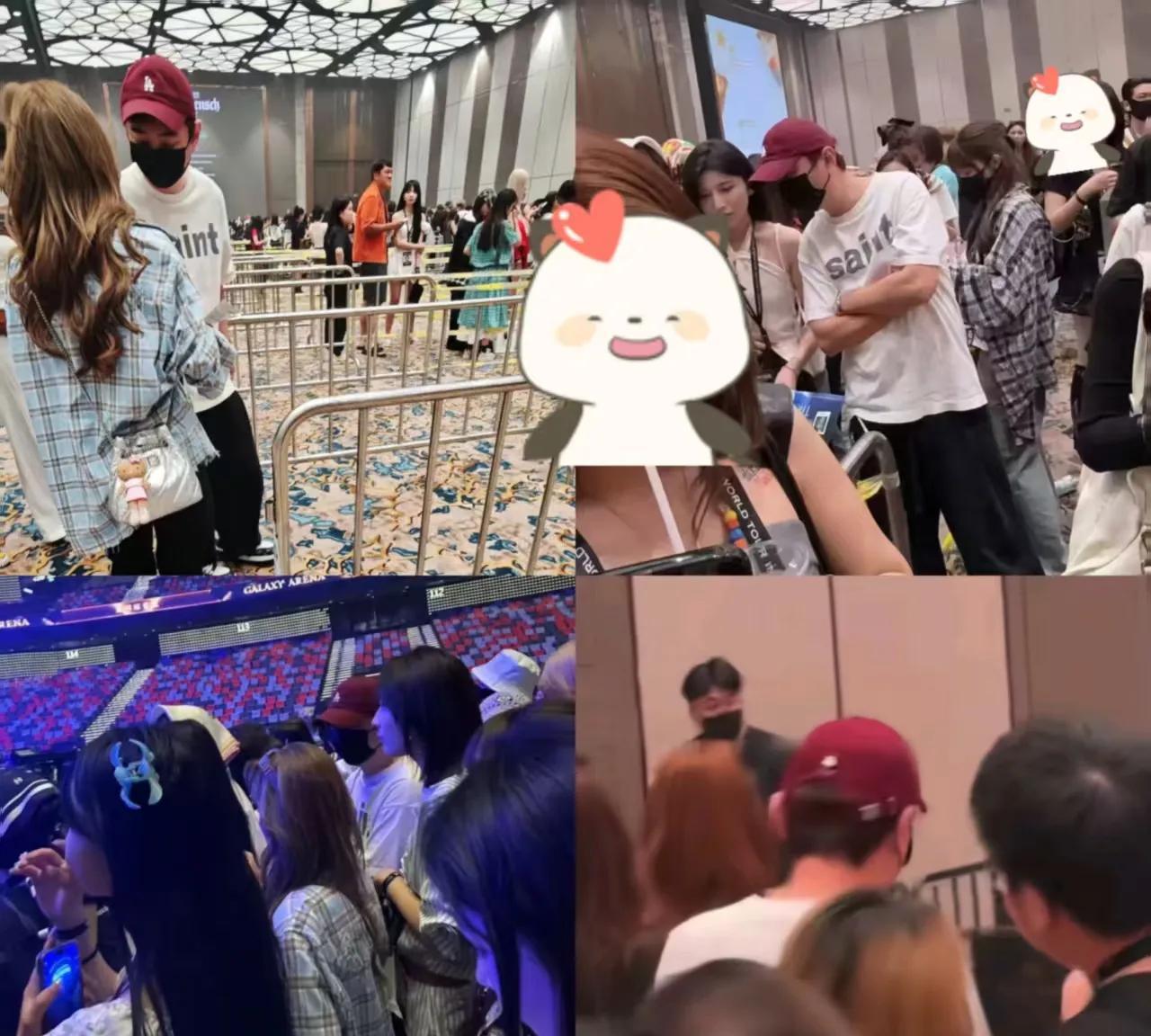 权志龙澳门演唱会偶遇王思聪！王校长也去看权志龙演唱会了，身边跟着一群美女，有人在