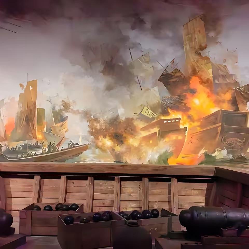 陈友谅最大的失误，应该就是兵力太集中了。整整67万兵力打一个地方，算不被拖在洪都