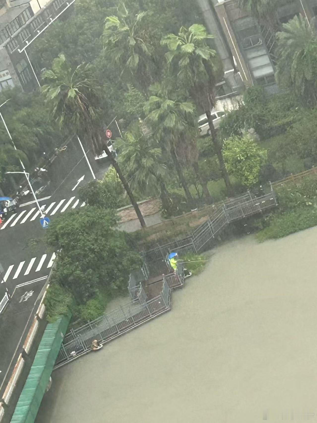 钓鱼老：“你们停课，避险，关我啥事，风浪雨水越大，鱼越大”。​​​