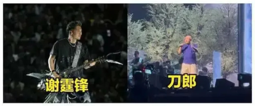 谢霆锋和刀郎隔空打擂，一个在香港，一个在深圳。谢霆锋舞台布景砸2000万，科技