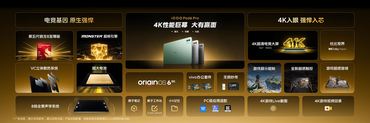 iQOO发布会还有一款很顶的平板：第五代骁龙8至尊版处理器，4K大屏，1