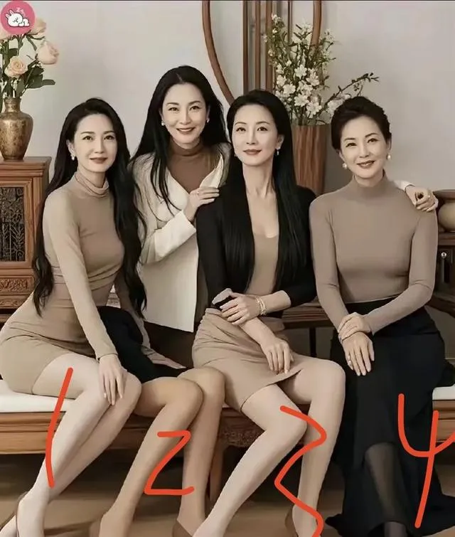 猜一猜，四位阿姨那个生的女儿好看？