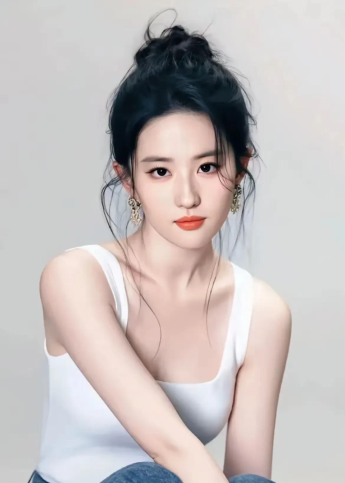 刘亦菲真漂亮模样俊秀身材高挑宛如天女下凡[爱心]要是娶这么个媳妇[害羞]