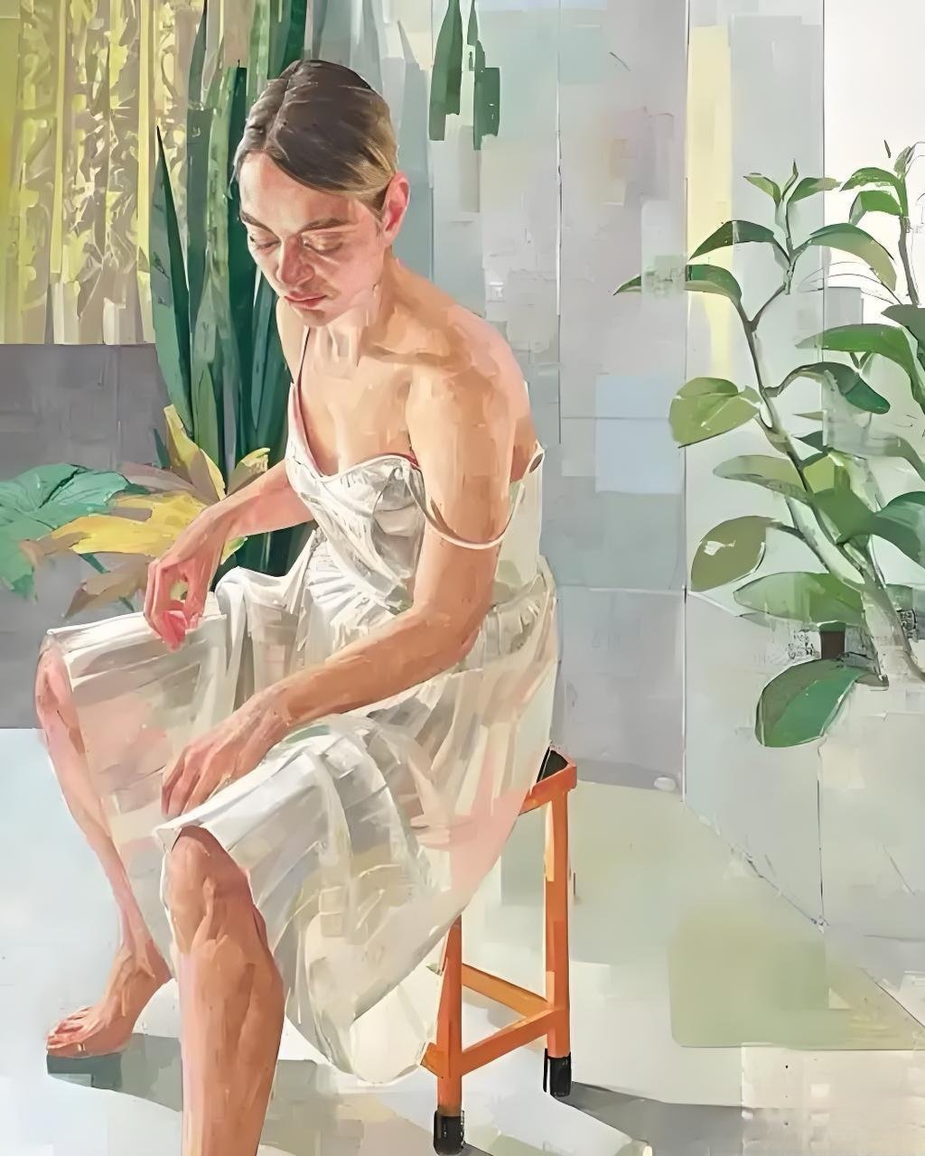 伊朗画家萨杰德·易卜拉欣米扎德作品欣赏遇见艺术遇见美好绘画​​​